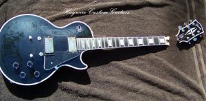 image of Haywire Custom Guitars repair shop-Gibson custom Les Paul with broken headstock3