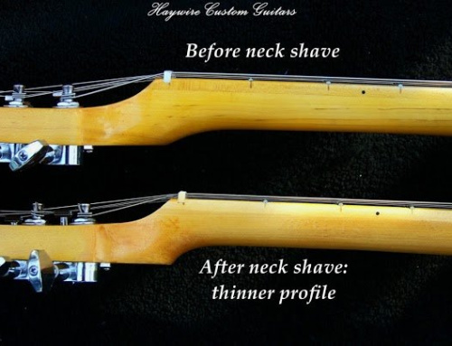 Is Your Guitar Neck Too Thick? How Neck Shaving Improves Playability.✅