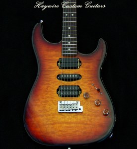 image of a Sunburst Fat Strat from Haywire Custom Guitars