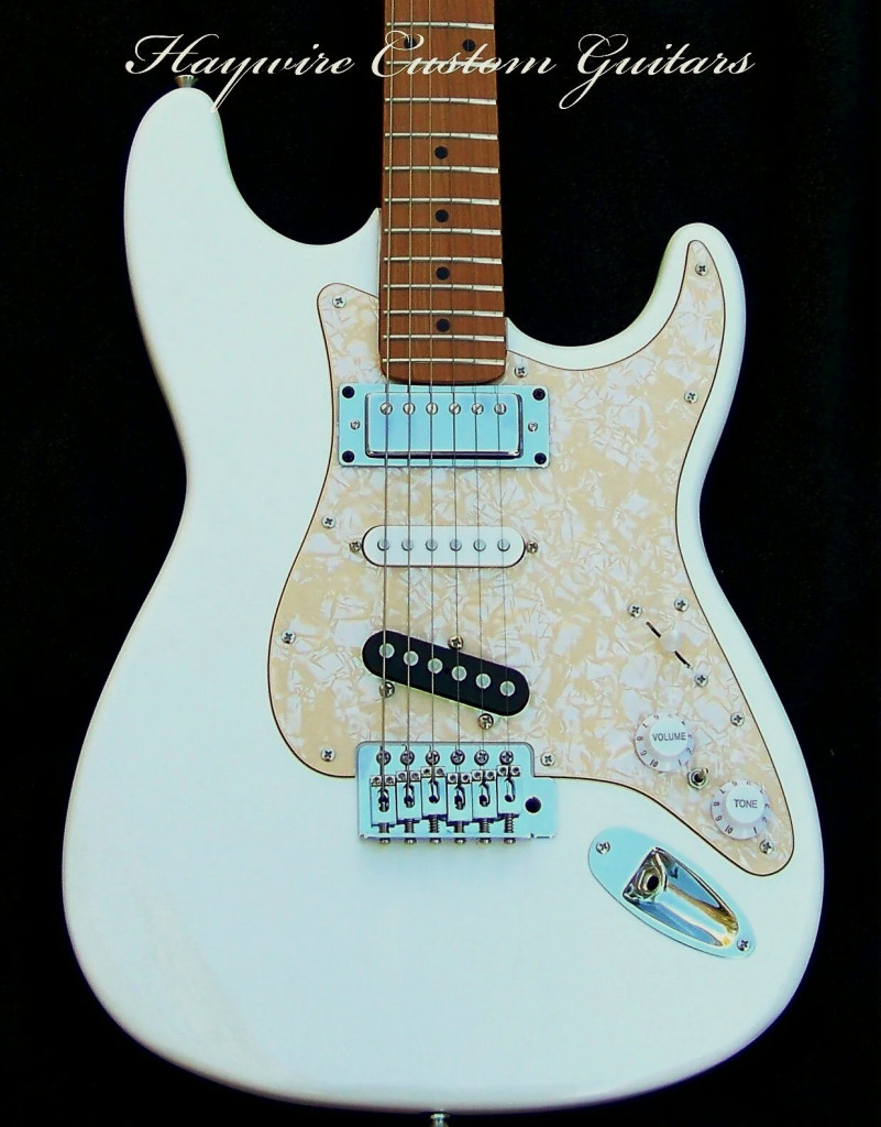 Haywire Custom Guitars feature interesting guitar electronics for a change.