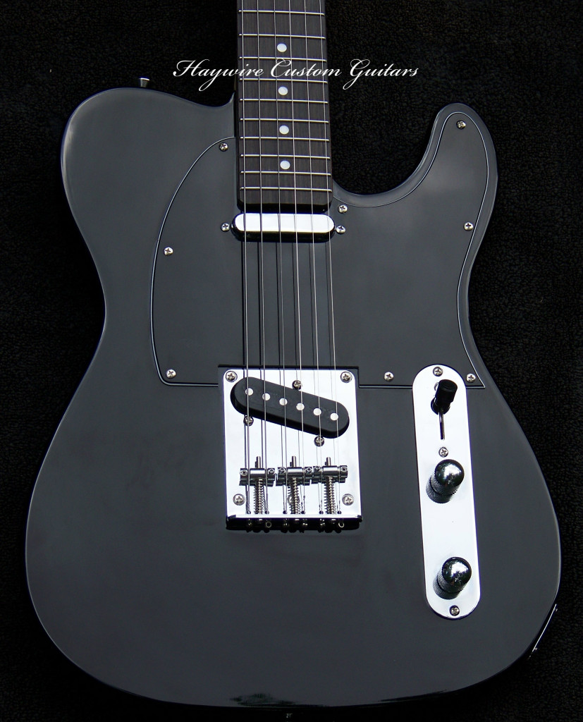 image Haywire Custom Guitars X-Large 2" Wide nut Telecaster Style single cutaway guitar for players with large hands