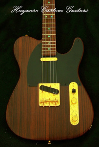 A wide thin flat Haywire Custom guitar neck provides maximum space for guitar players who absolutely need it. Also for those who love it!