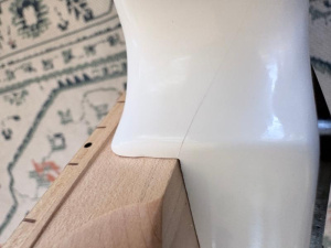 neck pocket finish crack